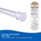 Kenney Mfg Twist & Fit No Tools 1in Tension Utility Rod, 42-72in, Brushed Nickel KNUTLYLC/18USNP - alternate 8